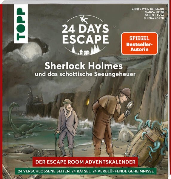 Bild zu 24 DAYS ESCAPE - Der Escape Room Adventskalender: Sherlock Holmes und das schottische Seeungeheuer