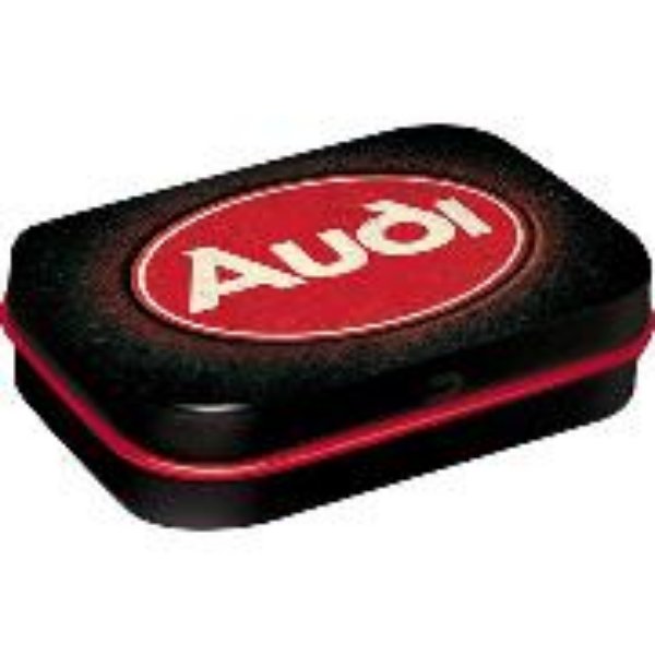 Bild von Pillendose. Audi / Logo Red Shine