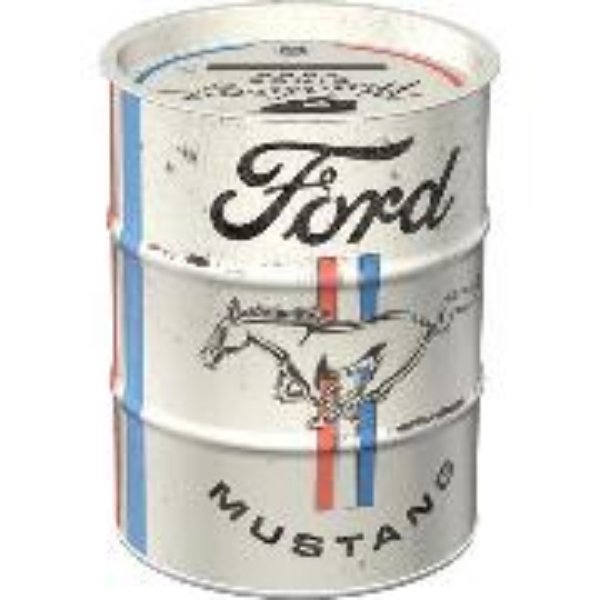 Bild von Spardose. Ford / Ford Mustang - Horse & Stripes Logo