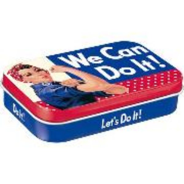 Bild von Pillendose XL. USA / We Can Do It - Dots