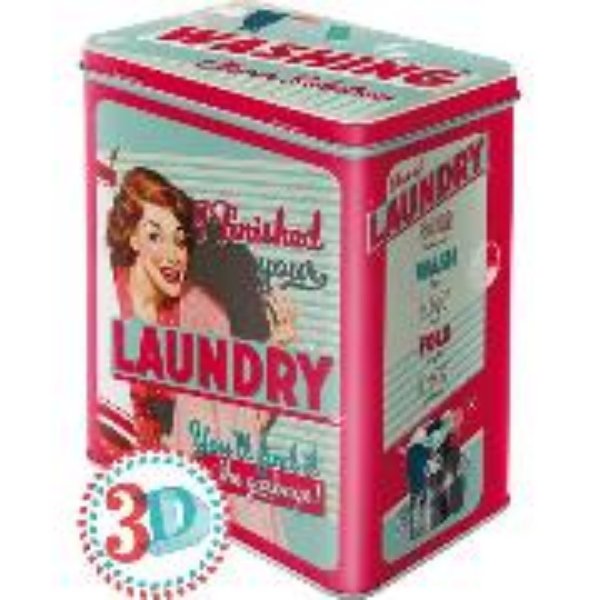 Bild von Vorratsdose L. Say it 50's / Finished Your Laundry