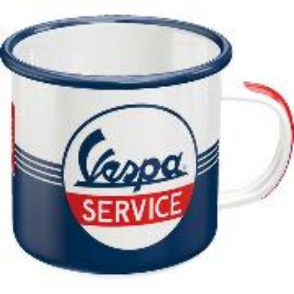 Bild von Emaille-Becher. Vespa / Service