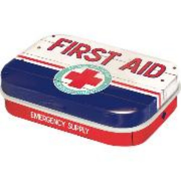 Bild von Pillendose. Nostalgic Pharmacy / First Aid - Emergency Supply