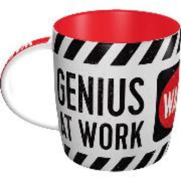 Bild von Tasse. Achtung / Genius at Work