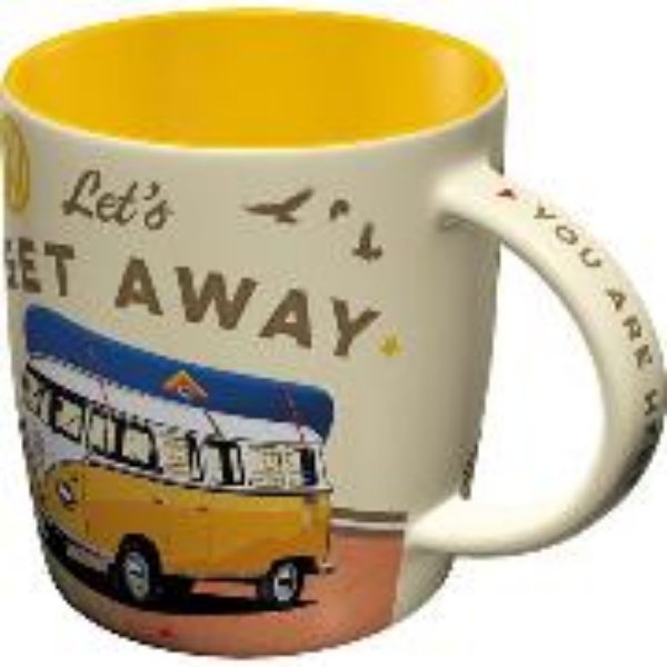 Bild von Tasse. Volkswagen / VW Bulli - Let's Get Away