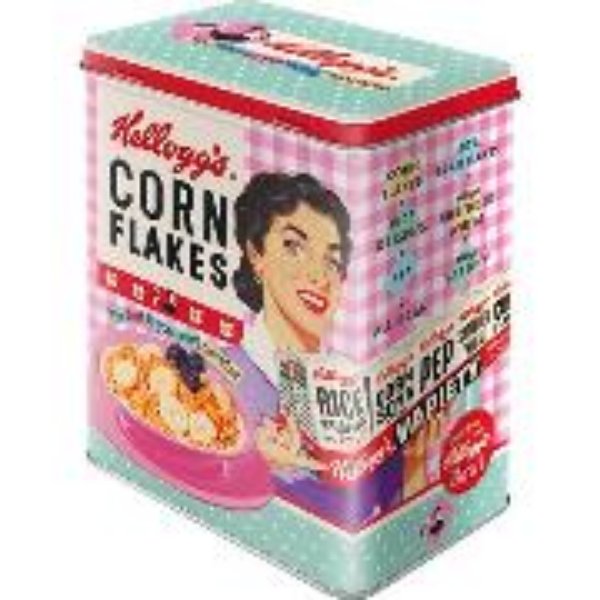 Bild von Vorratsdose L. Kellogg's / Happy Hostess Corn Flakes