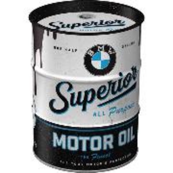 Bild von Spardose Ölfass. BMW / Superior Motor Oil