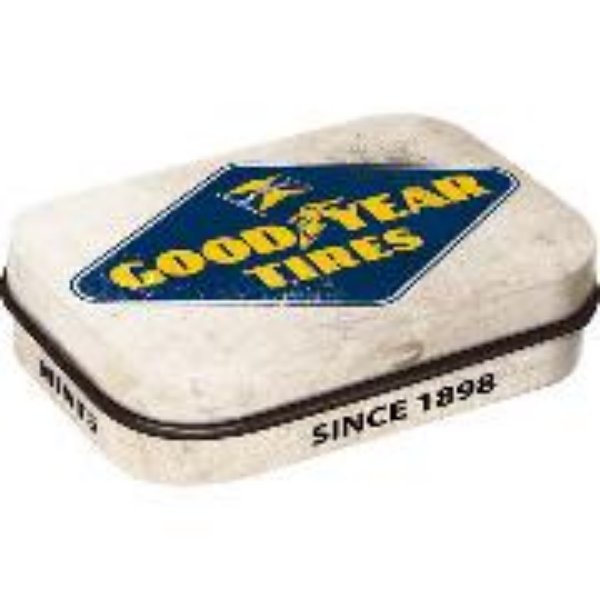 Bild von Pillendose. Goodyear / Logo White