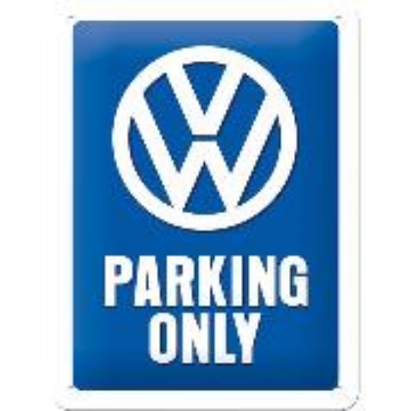 Bild von Blechschild. Volkswagen / VW Parking Only, Volkswagen