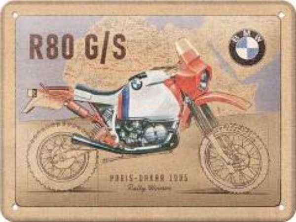 Bild von Blechschild. BMW / R 80 G/S Paris Dakar