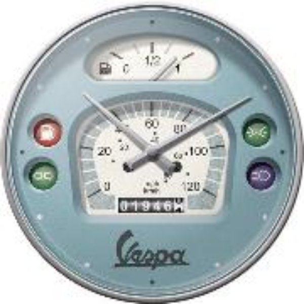 Bild von Wanduhr. Vespa / Tacho / Ø 31.0 cm