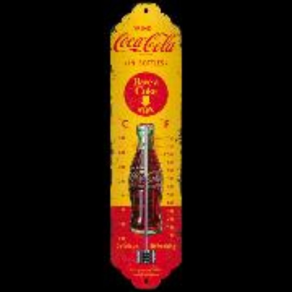 Bild von Thermometer. Coca-Cola / In Bottles Yellow