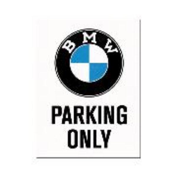 Bild von Magnet. BMW / Parking Only White, BMW