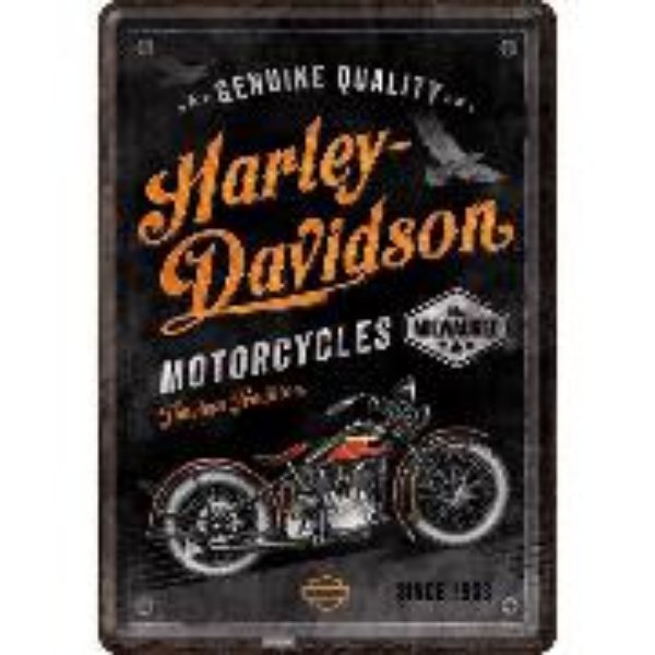 Bild von Blechpostkarten. Harley-Davidson / Timeless Tradition