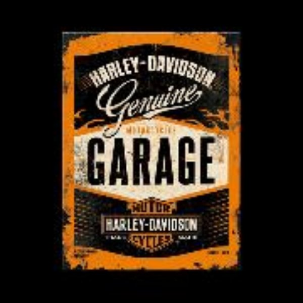 Bild von Magnet. Harley-Davidson / Garage