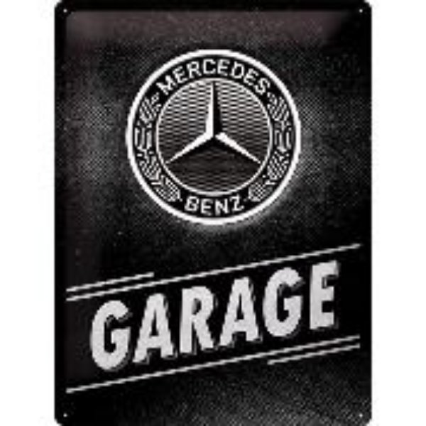 Bild von Blechschild. Mercedes-Benz / Garage