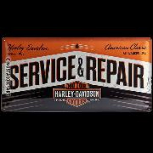 Bild von Blechschild. Harley-Davidson / Service & Repair