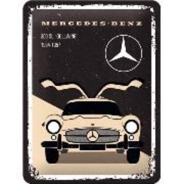 Bild von Blechschild. Mercedes-Benz / 300 SL Beige