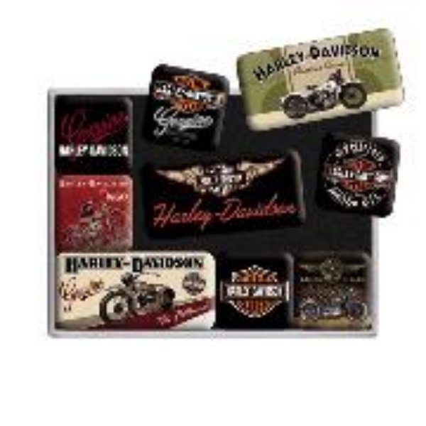 Bild von Magnet Set. Harley-Davidson / Bikes