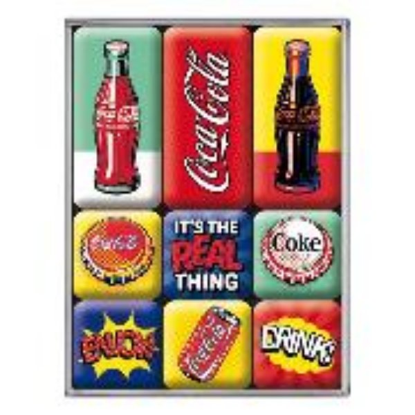 Bild von Magnet Set. Coca Cola / Pop Art