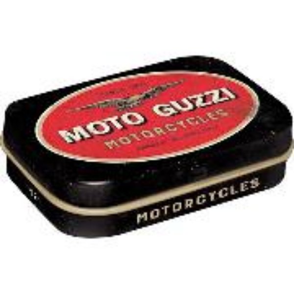 Bild von Pillendose. Moto Guzzi / Logo Motorcycles