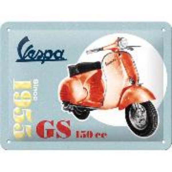 Bild von Blechschild. Vespa / GS 150 Since 1955