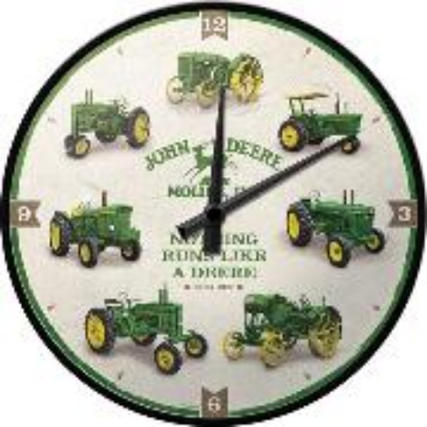 Bild von Wanduhr. John Deere / Model Chart / Ø 31.0 cm