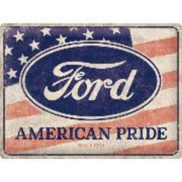 Bild von Blechschild. Ford / American Pride US Flag