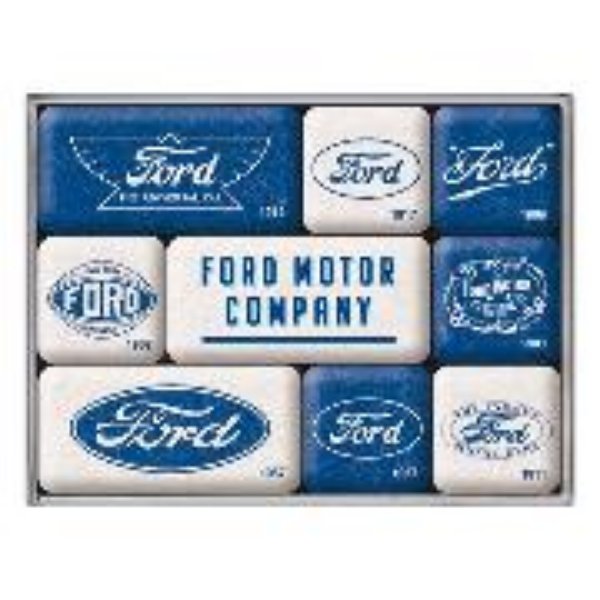 Bild von Magnet Set. Ford / Logo Evolution