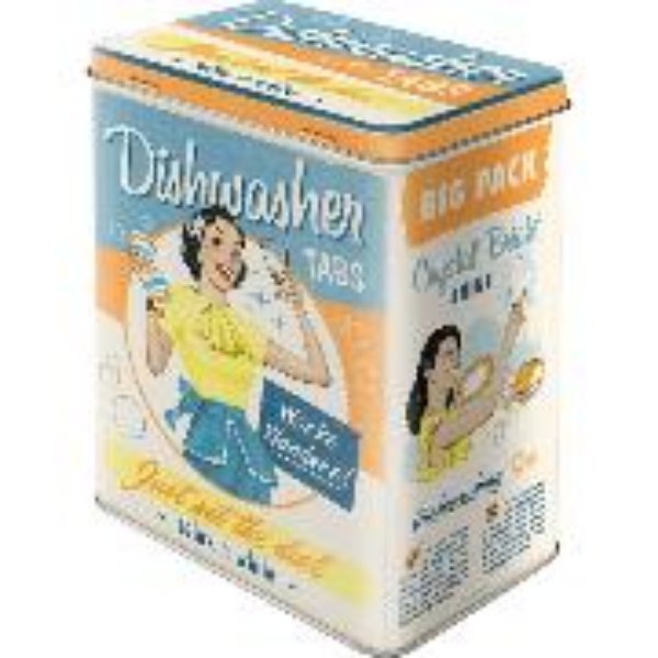 Bild von Vorratsdose L. Say it 50's / Dishwasher Tabs