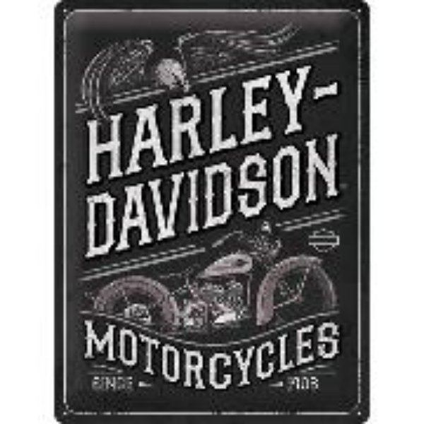 Bild von Blechschild. Harley-Davidson / Motorcycles Eagle