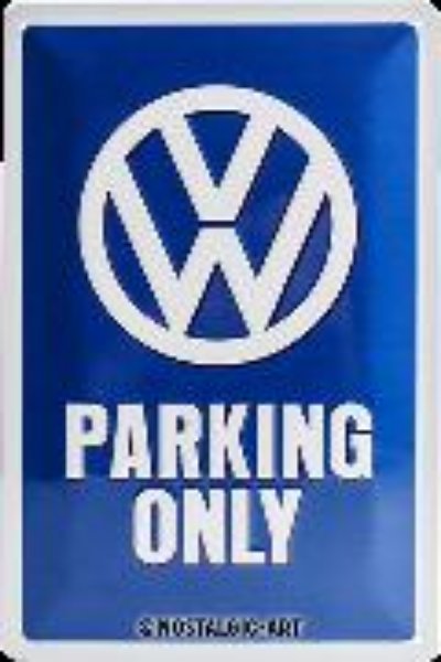 Bild von Blechschild. Volkswagen / VW Parking Only, Volkswagen