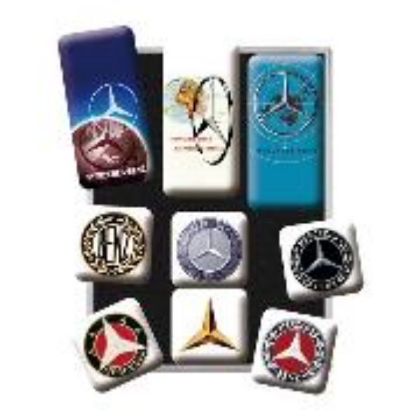 Bild von Magnet Set. Mercedes-Benz / Logo Evolution