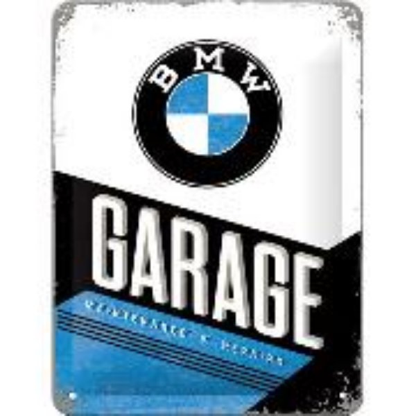 Bild von Blechschild. BMW / Garage