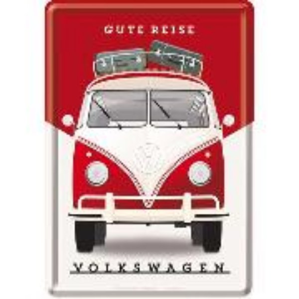 Bild von Blechpostkarten. Volkswagen / Gute Reise