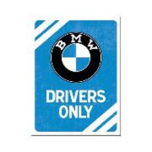 Bild von Magnet. BMW / Drivers Only Blue, BMW