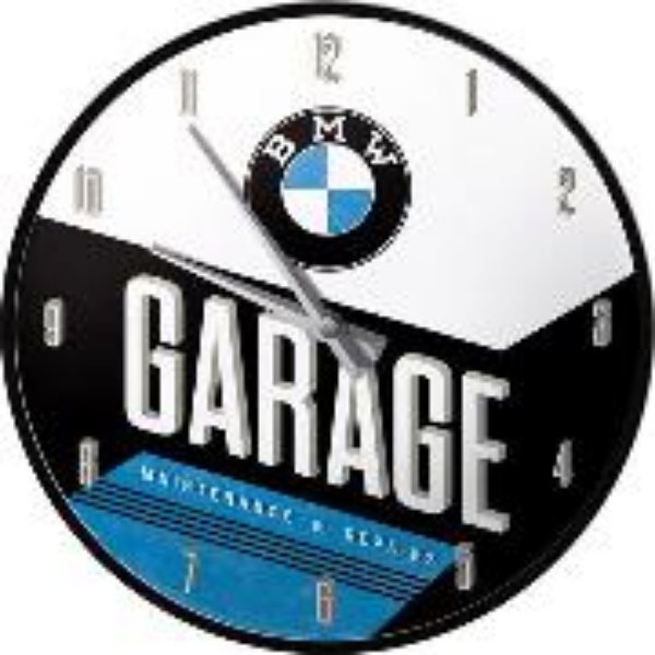 Bild von Wanduhr. BMW / Garage / Ø 31.0 cm