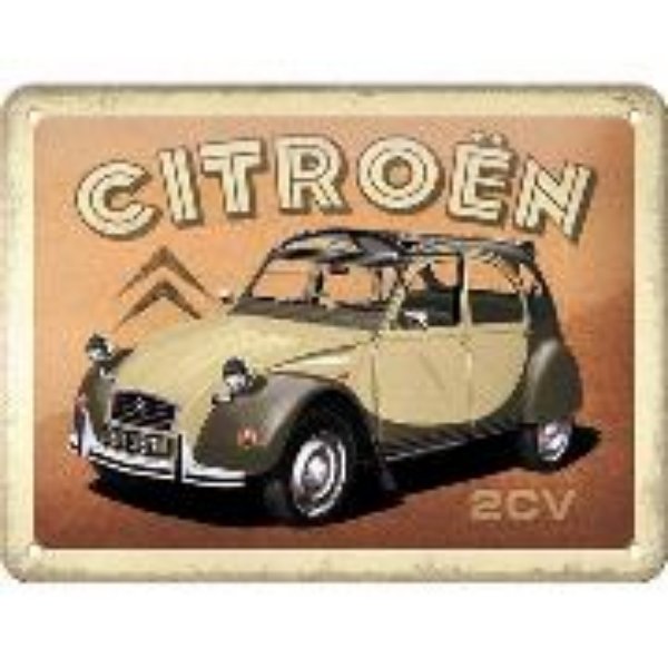 Bild von Blechschild. Citroen / 2CV