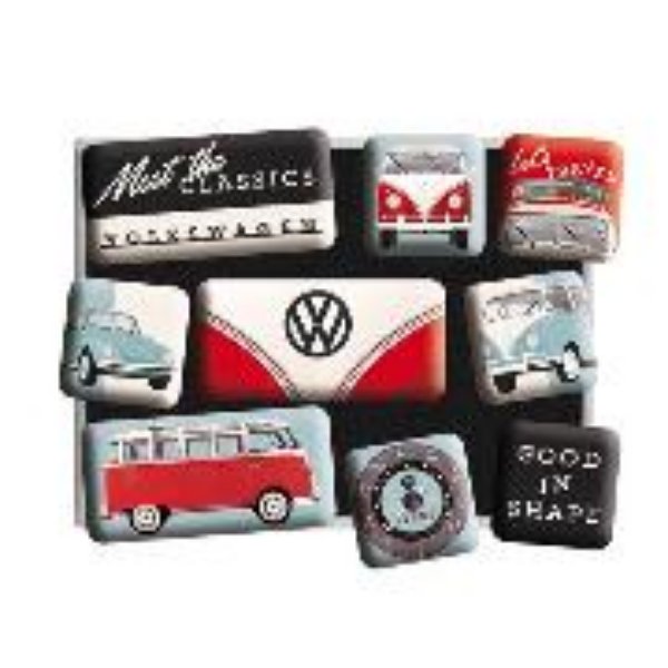 Bild von Magnet Set. Volkswagen / VW / Meet TheClassics