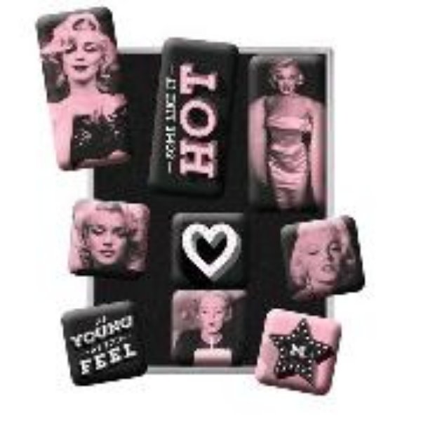 Bild von Magnet Set. Celebrities / Marilyn / Some LikeIt Hot