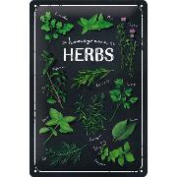 Bild von Blechschild. Home & Country / Homegrown Herbs