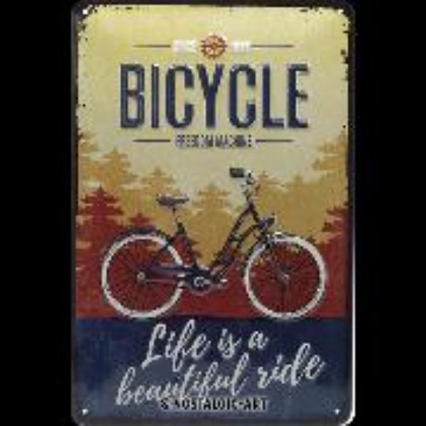 Bild von Blechschild. Outdoor & Activities/ Bicycle - Beautiful Ride