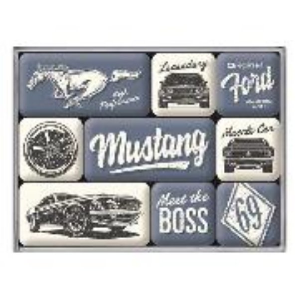 Bild von Magnet Set. Ford / Ford Mustang - TheBoss