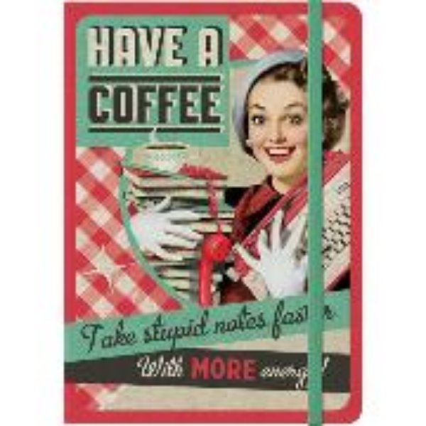 Bild von Notizbuch. Say it 50's / have a coffee / A5