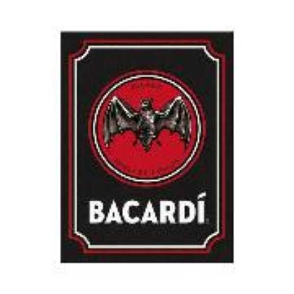 Bild von Magnet. Bacardi / Logo Black