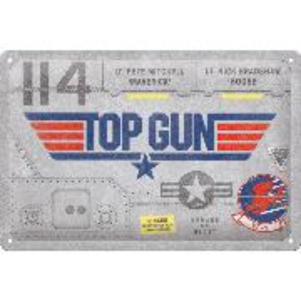 Bild von Blechschild. Paramount / Top Gun - Aircraft Metal