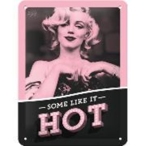 Bild von Blechschild. Celebrities / Marilyn - Some Like It Hot