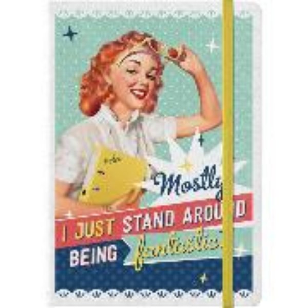 Bild von Notizbuch. Say it 50's / mostly I just stand around / A5