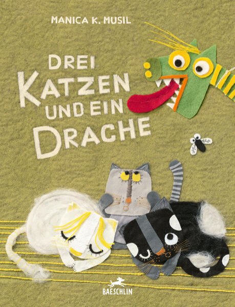 Bild zu Drei Katzen und ein Drache