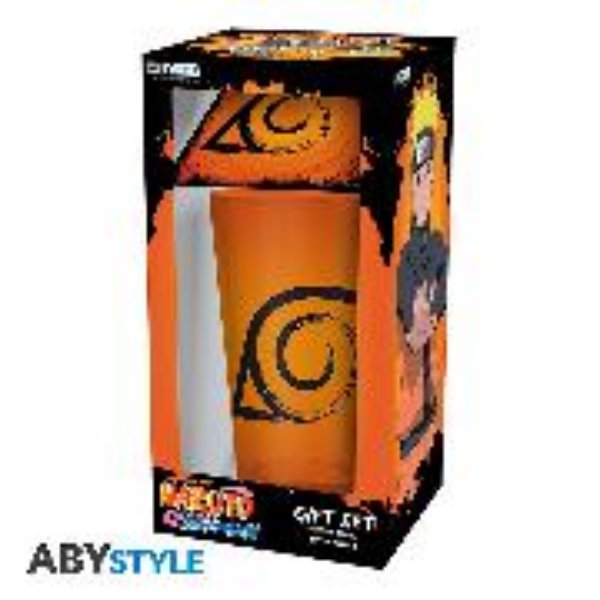 Bild von NARUTO SHIPPUDEN - Pack Glas + Untersetzer